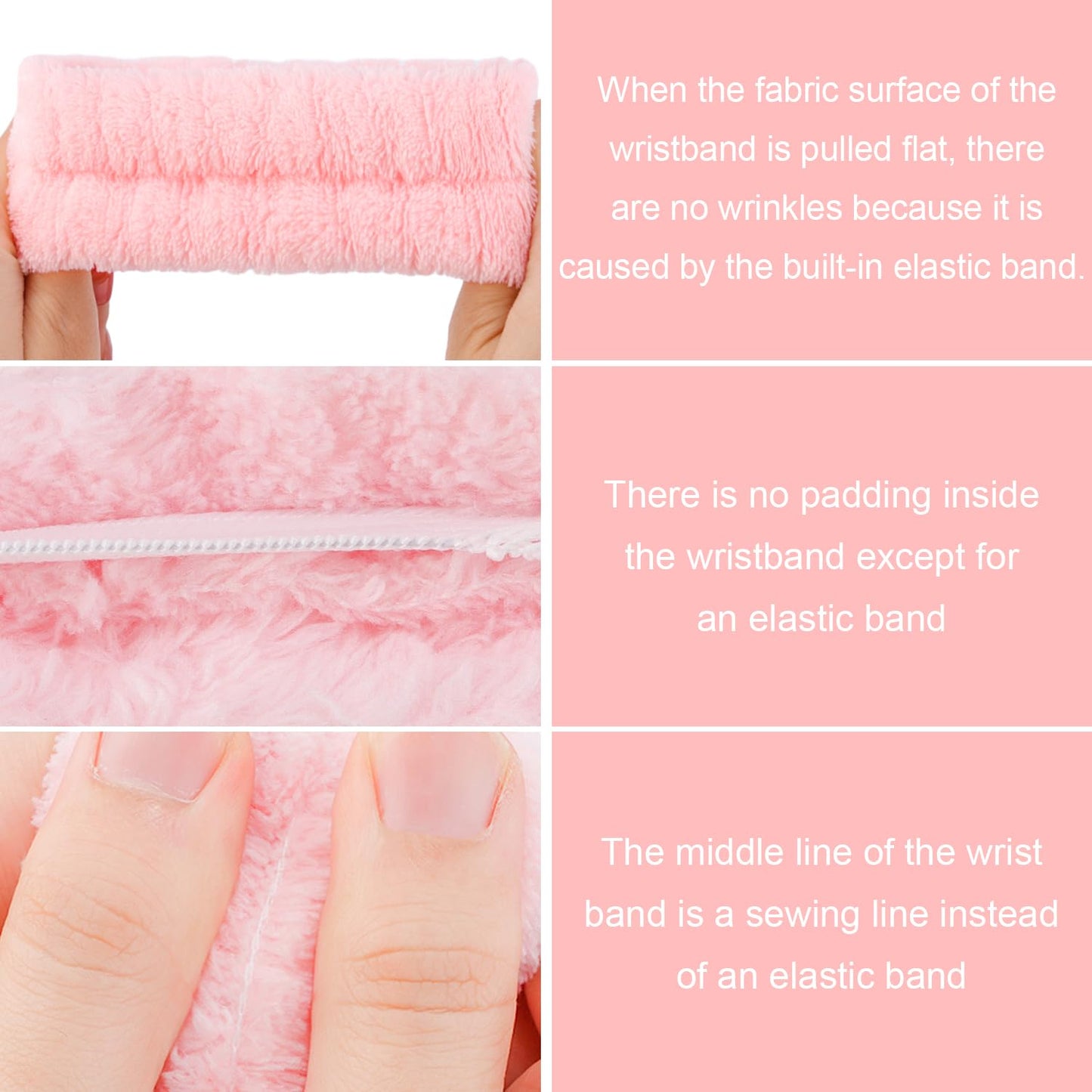 9 Pcs Skincare Headbands Snail Spa Headband and Wristband Set Alien Headband Pink Face Wash Wristbands Cute Makeup Headband Hair Band for Washing Face Wrap Head Towel Wrist Towels for Shower
