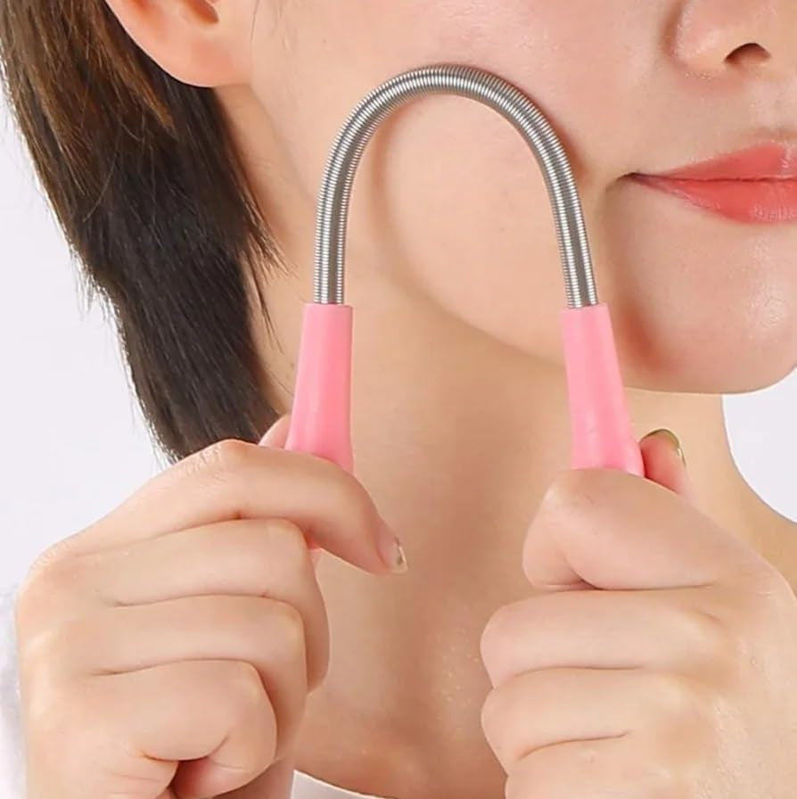 Spring Hair Removal Epilator - Facial & Body Hair Remover Tool for Smooth Skin