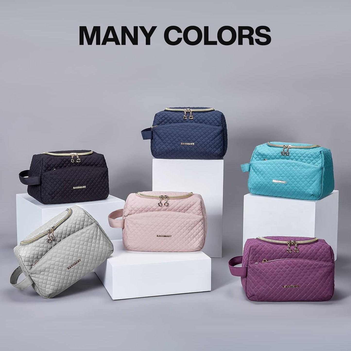 Toiletry Bag for Women Travel Toiletry Bag with Large Opening,Travel Essential,Travel Bag for Toiletries Accessories,Black