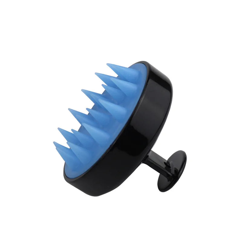 Silicone Shampoo Brush Head Scalp Massage Comb Hair Root Itching Clean the Scalp Thoroughly Body Massage Brush Bath Brush