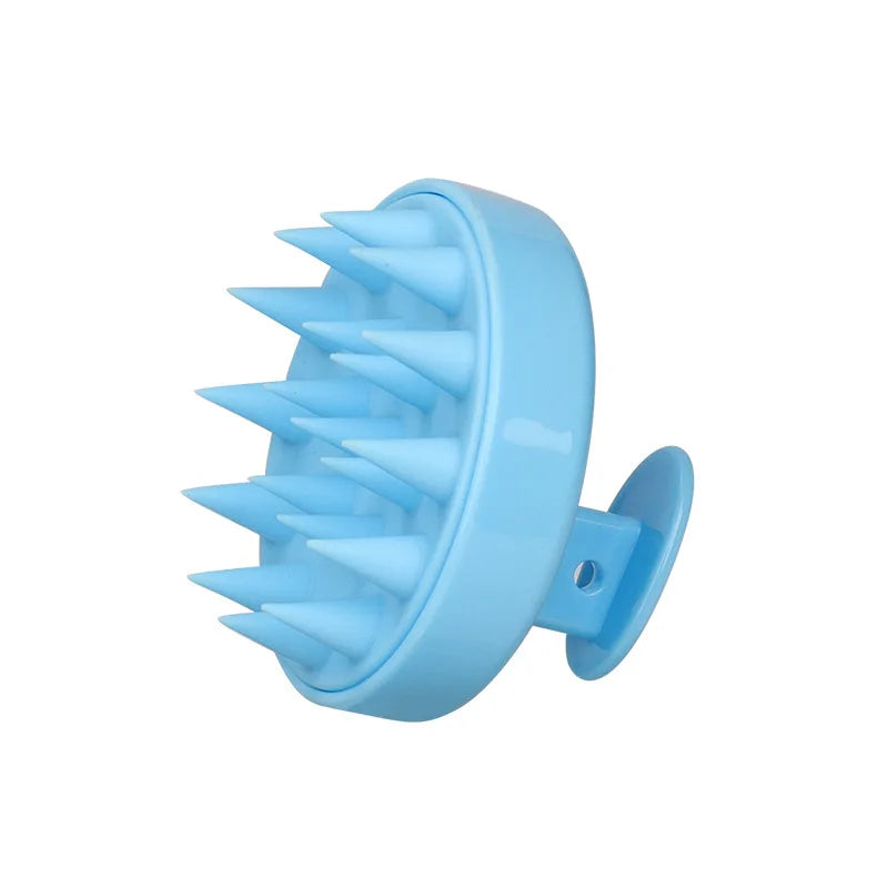 Silicone Shampoo Brush Head Scalp Massage Comb Hair Root Itching Clean the Scalp Thoroughly Body Massage Brush Bath Brush