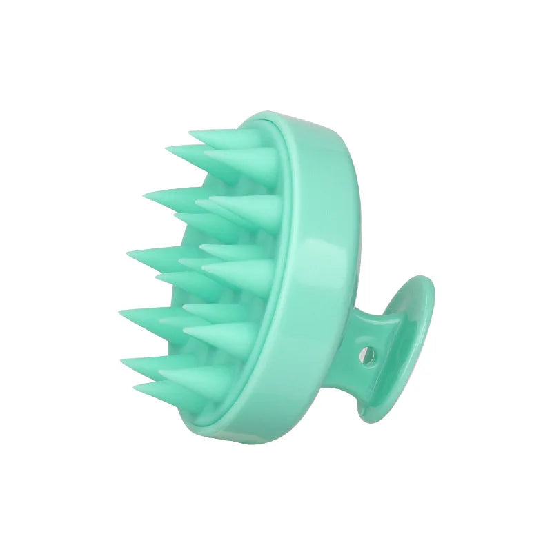 Silicone Shampoo Brush Head Scalp Massage Comb Hair Root Itching Clean the Scalp Thoroughly Body Massage Brush Bath Brush