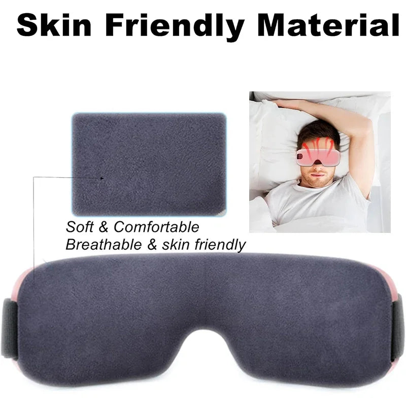 4D Eye Massager Smart Airbag Vibration Electric Eye Massage Instrument Eyes Care Glasses Beauty with Bluetooth Music Health Care