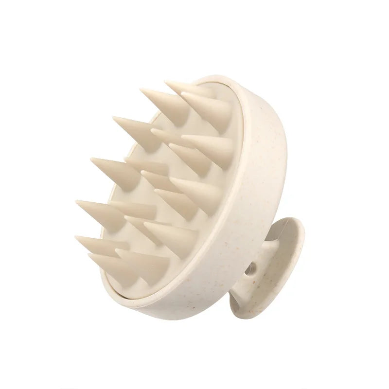 Silicone Shampoo Brush Head Scalp Massage Comb Hair Root Itching Clean the Scalp Thoroughly Body Massage Brush Bath Brush