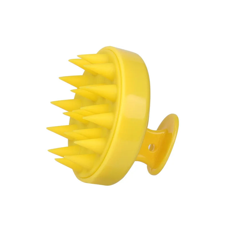 Silicone Shampoo Brush Head Scalp Massage Comb Hair Root Itching Clean the Scalp Thoroughly Body Massage Brush Bath Brush