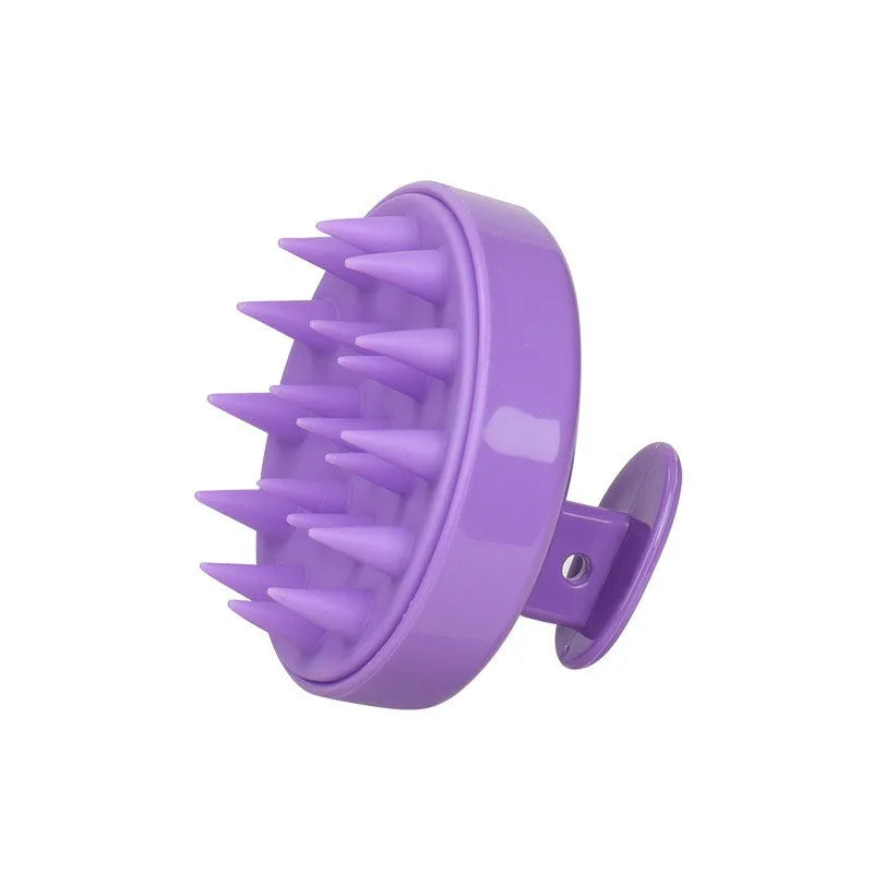 Silicone Shampoo Brush Head Scalp Massage Comb Hair Root Itching Clean the Scalp Thoroughly Body Massage Brush Bath Brush