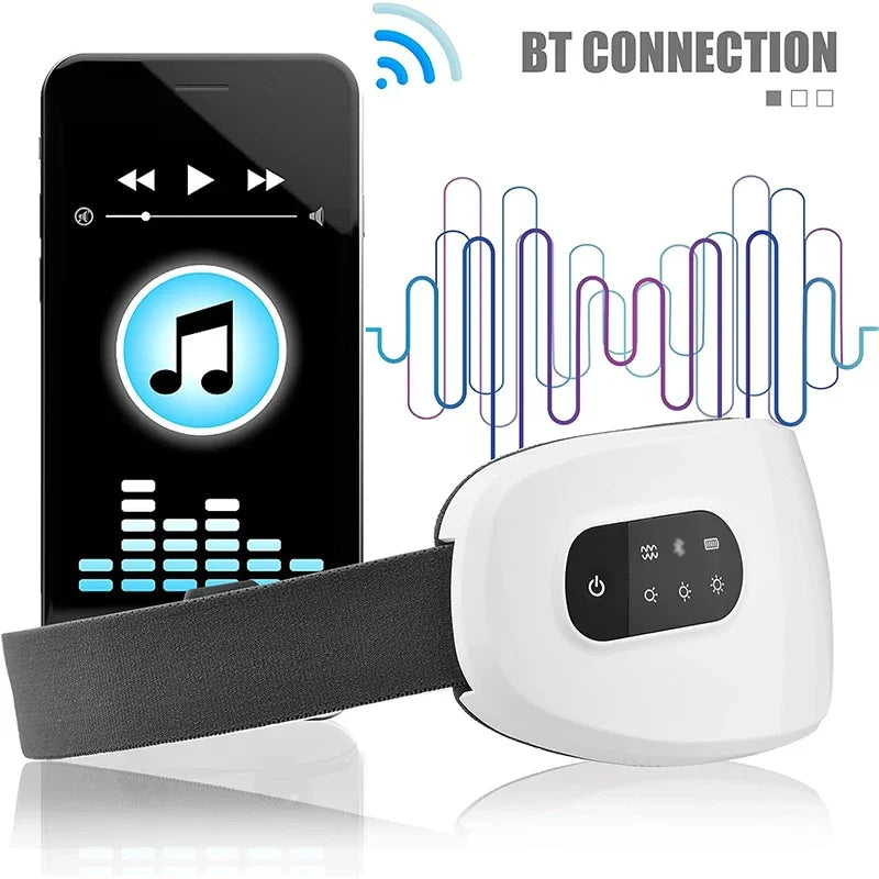 4D Eye Massager Smart Airbag Vibration Electric Eye Massage Instrument Eyes Care Glasses Beauty with Bluetooth Music Health Care
