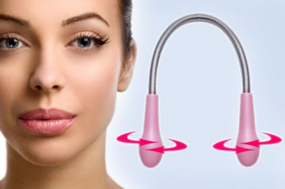 Spring Hair Removal Epilator - Facial & Body Hair Remover Tool for Smooth Skin