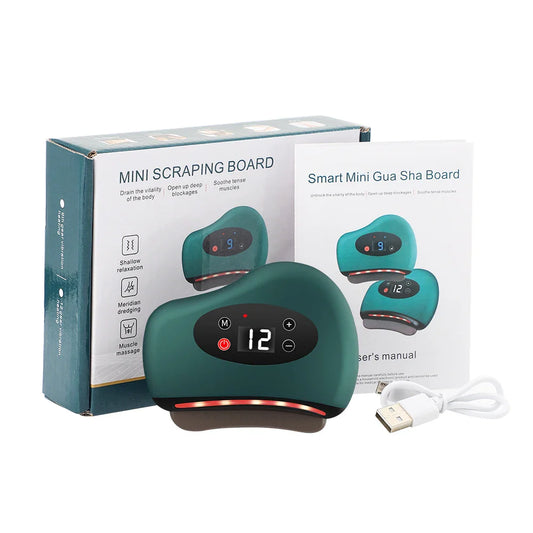 Electric Gua Sha Massage Tool – Heat & Vibration Therapy