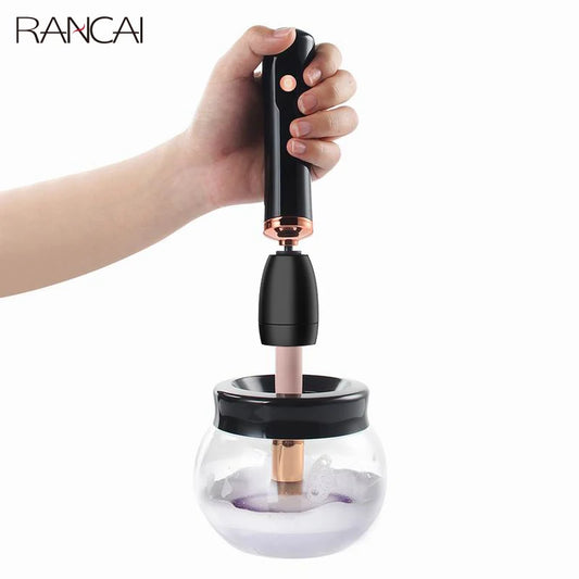 RANCAI Electric Makeup Brush Cleaner & Dryer Set – Fast & Hygienic