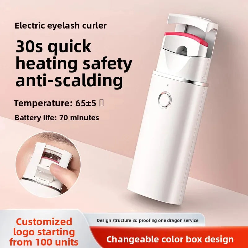 Portable Electric Heated Eyelash Curler – Compact & Long-Lasting