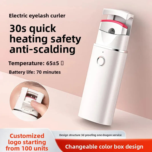 Portable Electric Heated Eyelash Curler – Compact & Long-Lasting