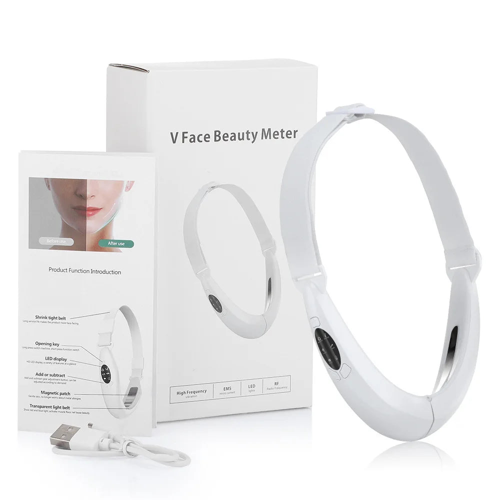 V-Line Face Lift Massager – Portable LED Beauty Device