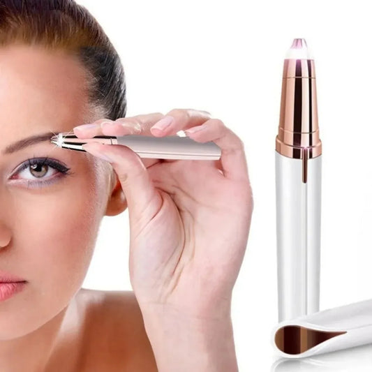 Mini Portable Eyebrow Trimmer – Safe Electric Hair Removal Tool