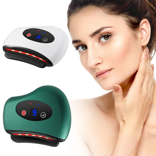 Electric Gua Sha Massage Tool – Heat & Vibration Therapy