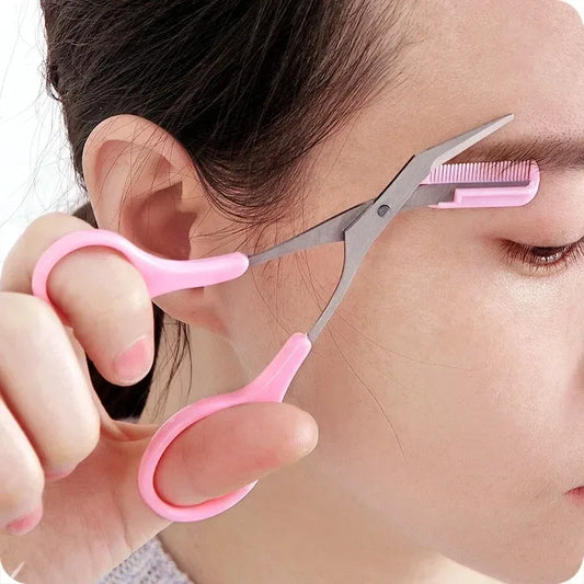 Stainless Steel Eyebrow Trimmer – Precision Shaping Tool