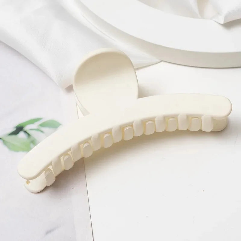 Korean Style Matte Macaron Hair Clip – Secure & Lightweight