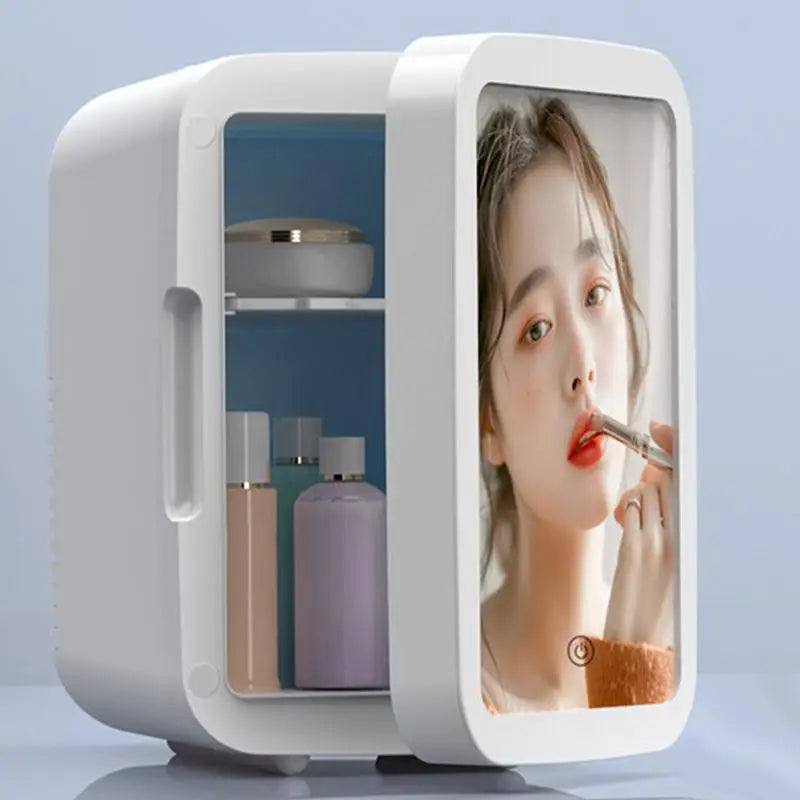 Multifunctional Beauty Refrigerator – 4L Skincare & Makeup Cooler/Warmer
