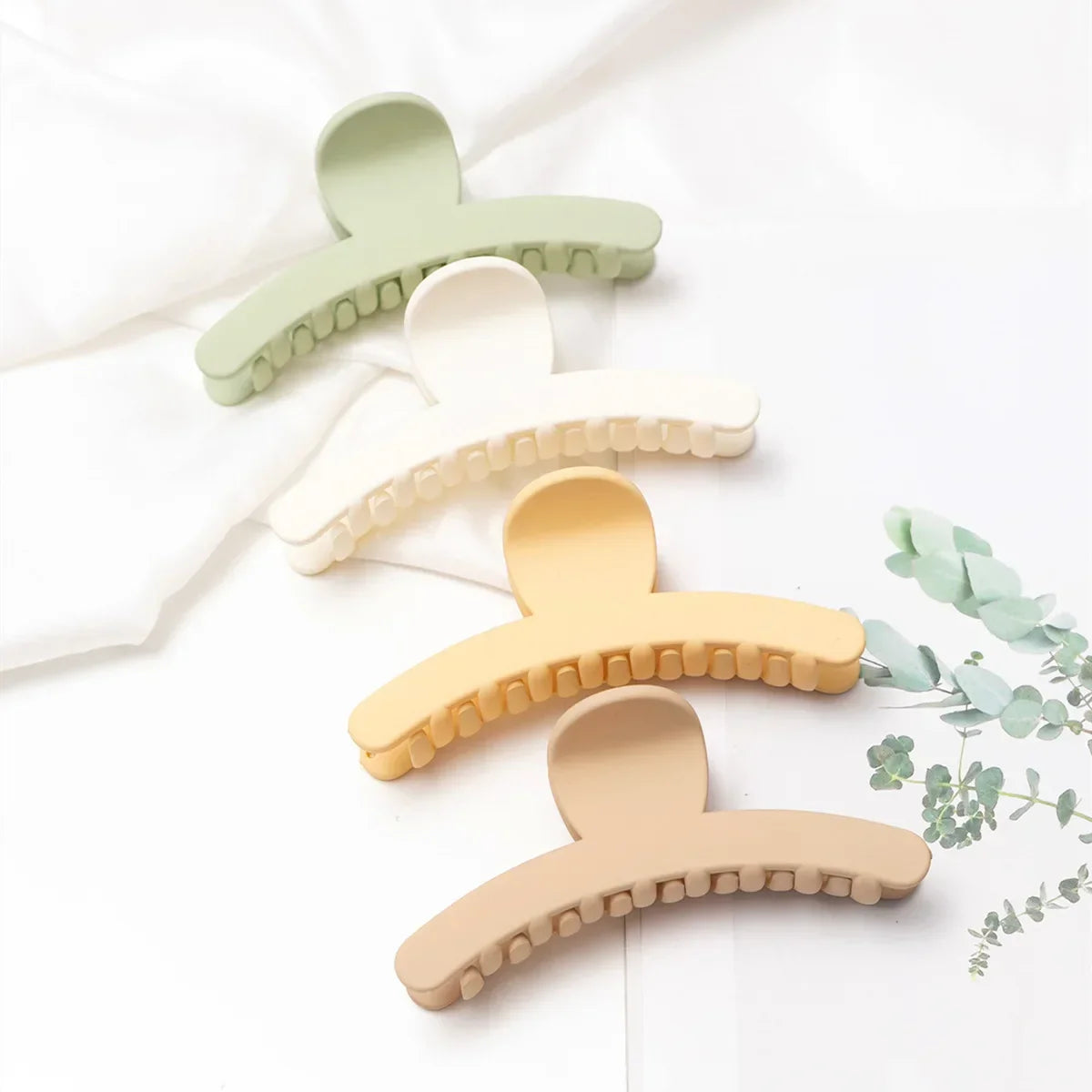 Korean Style Matte Macaron Hair Clip – Secure & Lightweight
