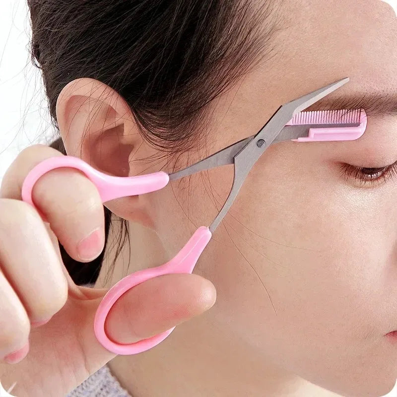Stainless Steel Eyebrow Trimmer – Precision Shaping Tool
